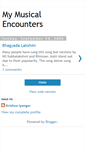 Mobile Screenshot of musical-encounters.blogspot.com