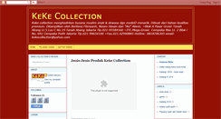 Desktop Screenshot of kekecollections.blogspot.com