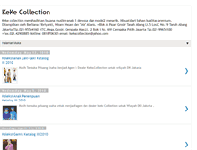 Tablet Screenshot of kekecollections.blogspot.com