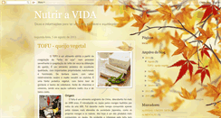 Desktop Screenshot of nutrir-a-vida.blogspot.com