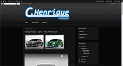 Desktop Screenshot of chenriqueproducoes.blogspot.com