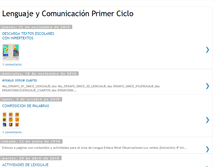 Tablet Screenshot of educacionlenguaje.blogspot.com