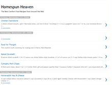 Tablet Screenshot of homespunheaven.blogspot.com