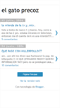 Mobile Screenshot of elgatoprecoz.blogspot.com