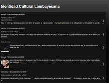 Tablet Screenshot of identidad-lambayecana.blogspot.com