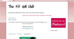 Desktop Screenshot of fitgalclub.blogspot.com