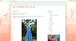 Desktop Screenshot of invisibleflower.blogspot.com