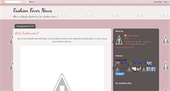 Desktop Screenshot of fashionfevernews.blogspot.com