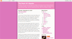 Desktop Screenshot of heartofaspanko.blogspot.com