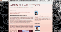 Desktop Screenshot of adunpulaubetong.blogspot.com