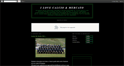 Desktop Screenshot of love-calcio-mercato.blogspot.com