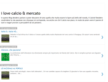 Tablet Screenshot of love-calcio-mercato.blogspot.com