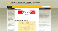 Desktop Screenshot of cartografiaperu.blogspot.com