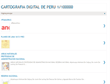 Tablet Screenshot of cartografiaperu.blogspot.com