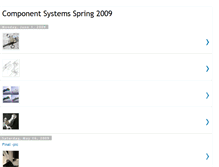 Tablet Screenshot of componentsystemsspring2009.blogspot.com