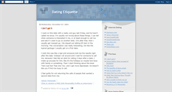 Desktop Screenshot of datingetiquette.blogspot.com