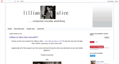 Desktop Screenshot of lillianandalice.blogspot.com