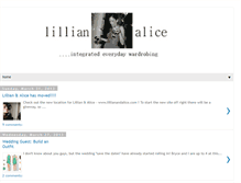 Tablet Screenshot of lillianandalice.blogspot.com