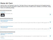 Tablet Screenshot of home-air-care.blogspot.com