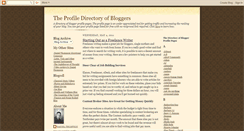 Desktop Screenshot of profiledirectory.blogspot.com