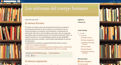 Desktop Screenshot of elcuerpohumanoysussistemas.blogspot.com