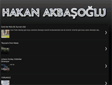 Tablet Screenshot of hakanakbasoglu.blogspot.com