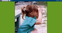 Desktop Screenshot of missallergicreactorforkids.blogspot.com