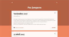 Desktop Screenshot of pazjorquera.blogspot.com