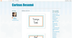 Desktop Screenshot of carinalindholmscrapbookresume.blogspot.com