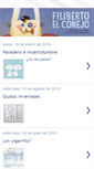 Mobile Screenshot of filibertoelconejo.blogspot.com