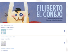 Tablet Screenshot of filibertoelconejo.blogspot.com