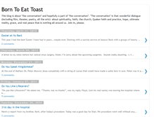 Tablet Screenshot of born-to-eat-toast.blogspot.com