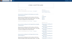 Desktop Screenshot of crmsoftwareresources.blogspot.com