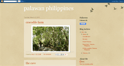 Desktop Screenshot of palawanphilippinessite.blogspot.com