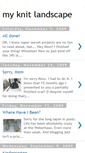 Mobile Screenshot of myknitlandscape.blogspot.com