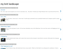 Tablet Screenshot of myknitlandscape.blogspot.com