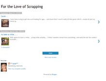 Tablet Screenshot of 4theloveofscrapping.blogspot.com