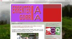 Desktop Screenshot of errenteriagorria.blogspot.com