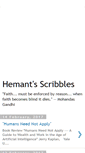 Mobile Screenshot of hemantscribbles.blogspot.com