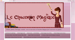 Desktop Screenshot of lechaudronmagique.blogspot.com