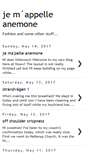 Mobile Screenshot of jemappelleanemone.blogspot.com