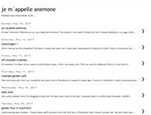 Tablet Screenshot of jemappelleanemone.blogspot.com