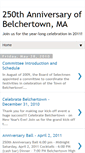 Mobile Screenshot of belchertown250.blogspot.com