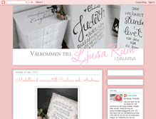 Tablet Screenshot of ljusarum.blogspot.com