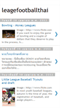 Mobile Screenshot of leagefootballthai.blogspot.com
