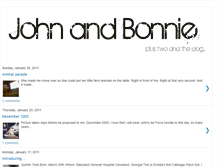 Tablet Screenshot of johnandbonnieplustwo.blogspot.com