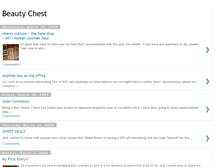 Tablet Screenshot of beautychest.blogspot.com