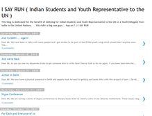 Tablet Screenshot of isayrun.blogspot.com