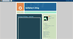 Desktop Screenshot of joshbellamy.blogspot.com