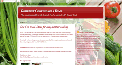 Desktop Screenshot of gourmetcookingonadime.blogspot.com